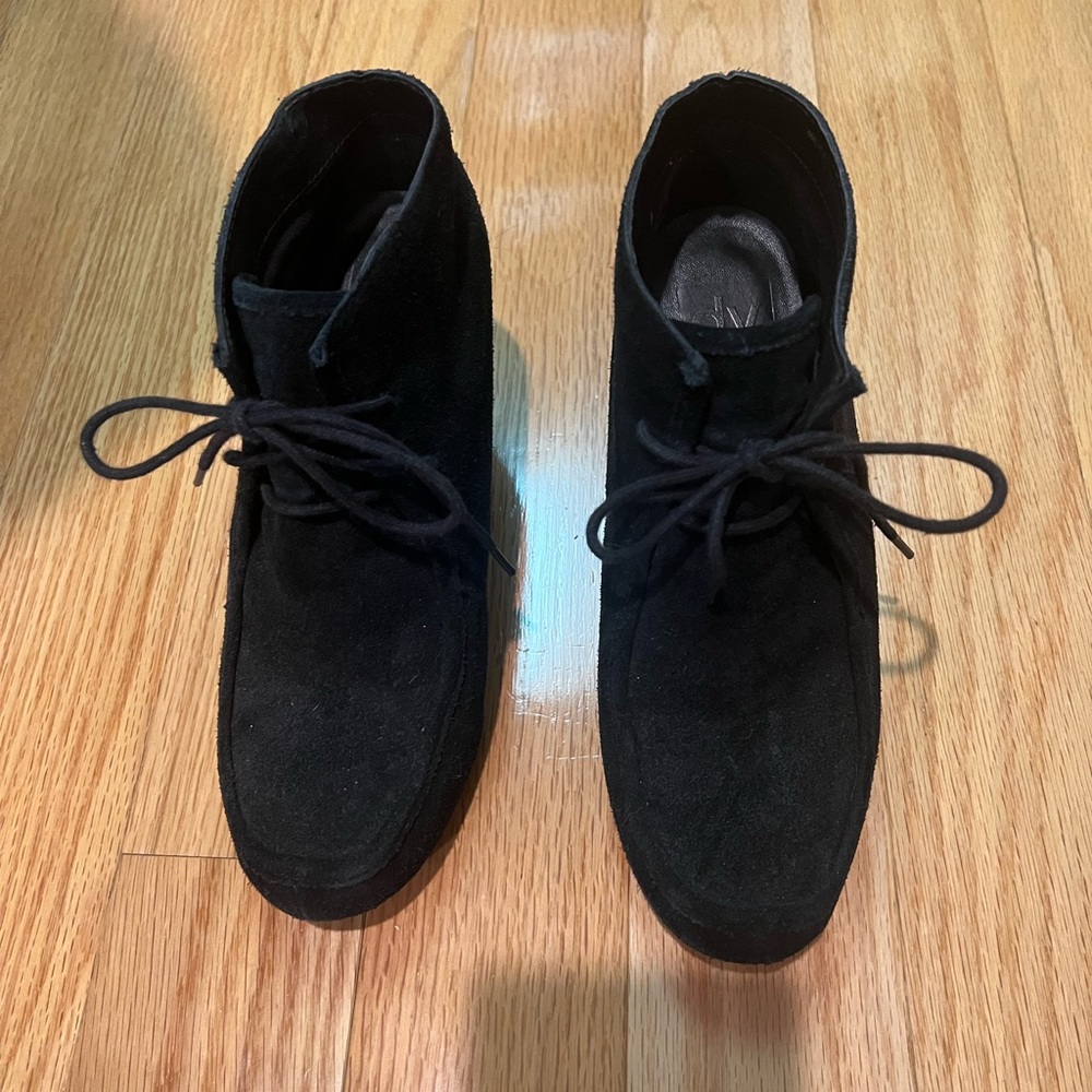 Dolce Vita Black Suede Wedges